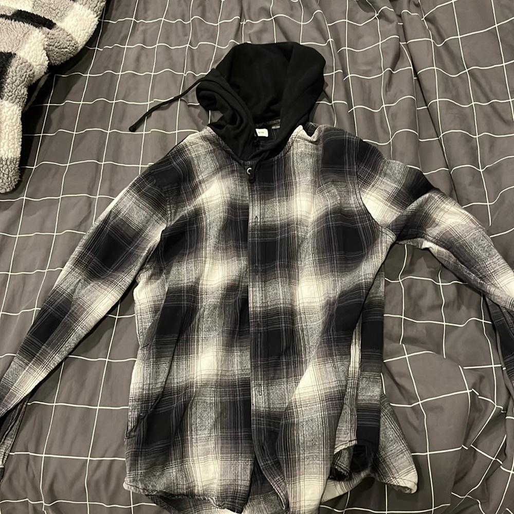Pac-Sun Hoodie flannel shirt